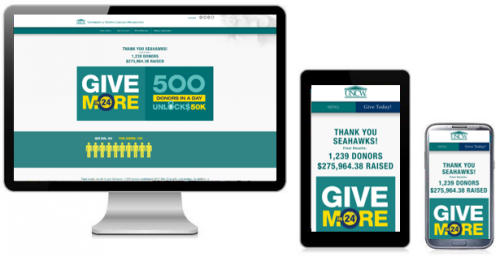UNCW Give More in 24 Home Page