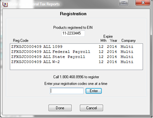 Aatrix Registration screen